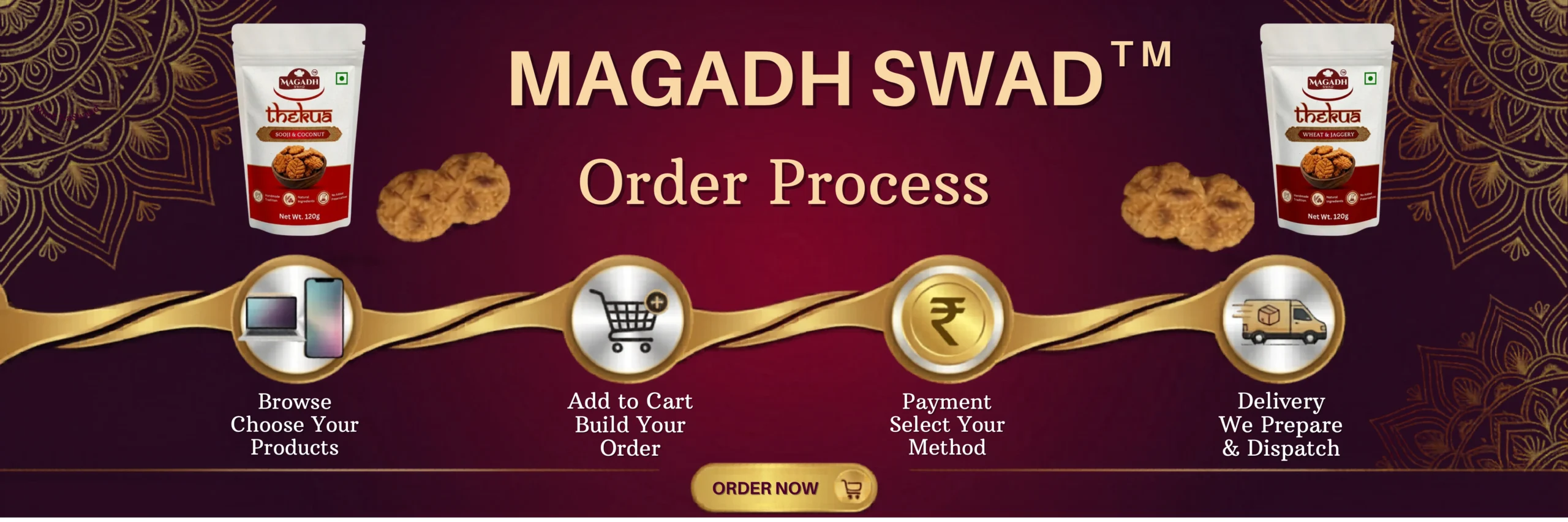 Magadh Swad Order Process