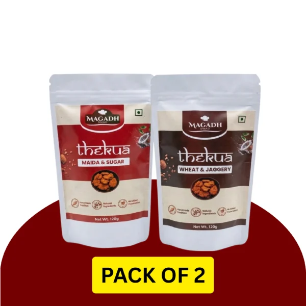2 Flavour Combo Pack Thekua (Each 120g)